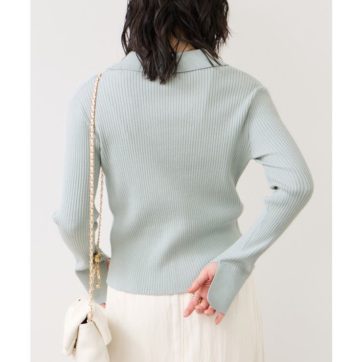 レースアップリブニット | VIS  | 詳細画像14 