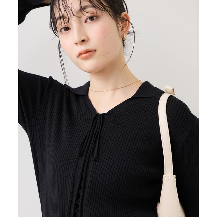 レースアップリブニット | VIS  | 詳細画像19 