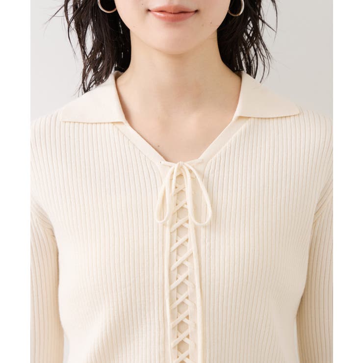 レースアップリブニット | VIS  | 詳細画像25 