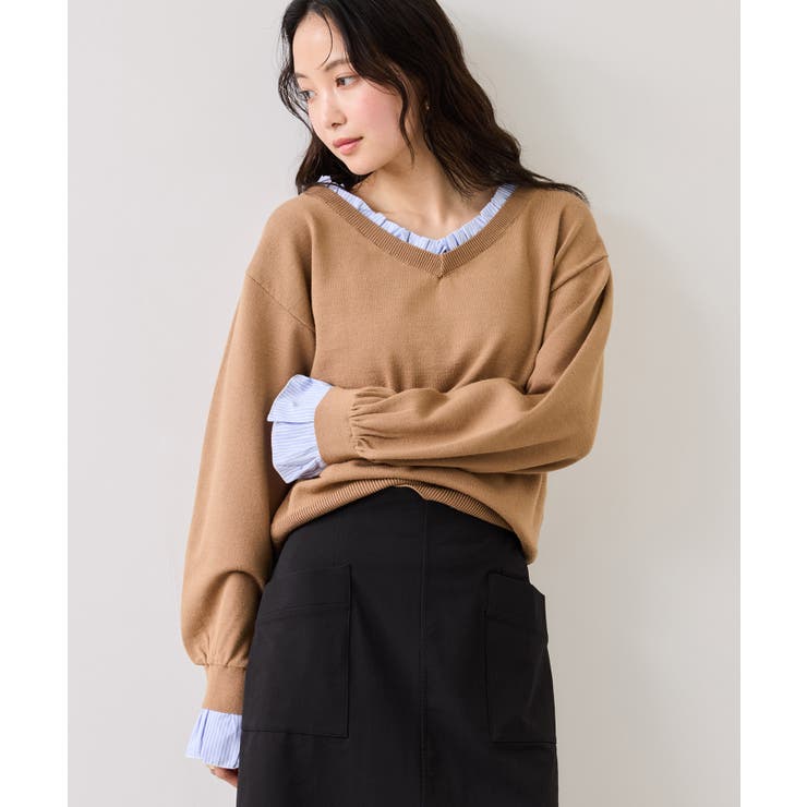 フリルドッキングニットプルオーバー | VIS  | 詳細画像10 