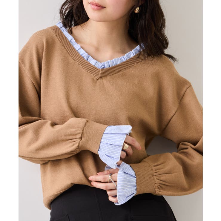 フリルドッキングニットプルオーバー | VIS  | 詳細画像11 