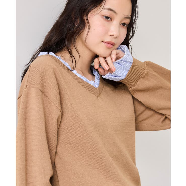 フリルドッキングニットプルオーバー | VIS  | 詳細画像12 
