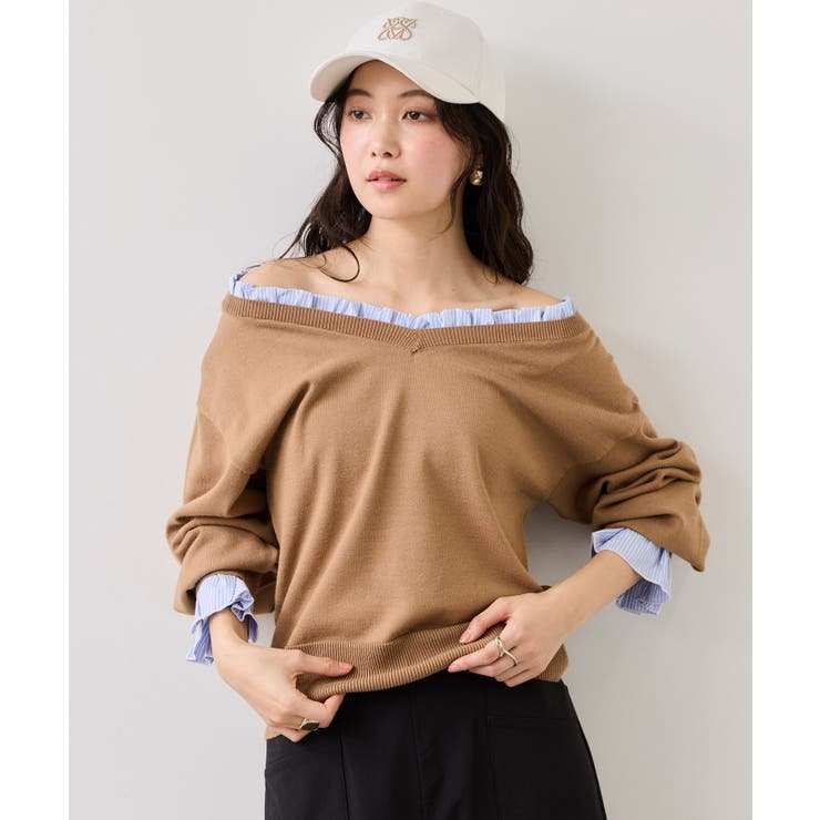 フリルドッキングニットプルオーバー | VIS  | 詳細画像14 