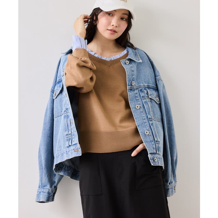 フリルドッキングニットプルオーバー | VIS  | 詳細画像15 