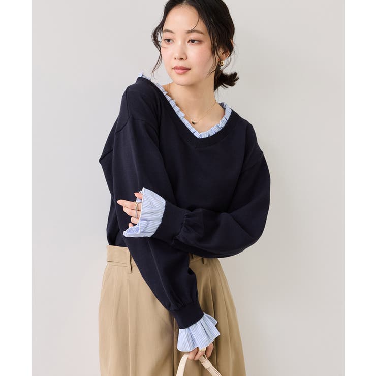 フリルドッキングニットプルオーバー | VIS  | 詳細画像19 