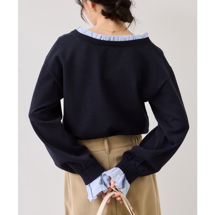 フリルドッキングニットプルオーバー | VIS  | 詳細画像20 