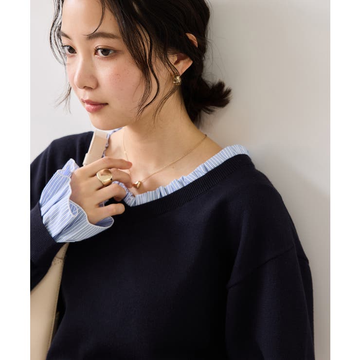 フリルドッキングニットプルオーバー | VIS  | 詳細画像22 