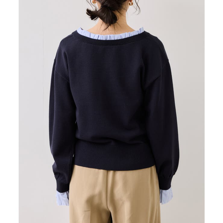 フリルドッキングニットプルオーバー | VIS  | 詳細画像25 