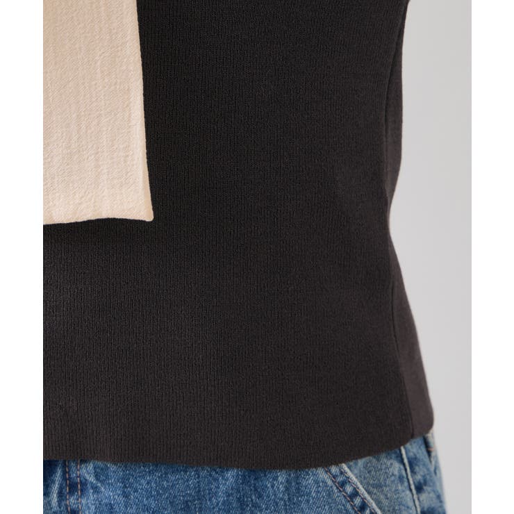 バイカラーリボンドッキングニット | VIS  | 詳細画像25 