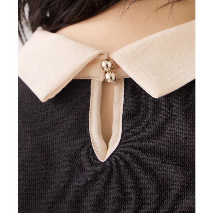 バイカラーリボンドッキングニット | VIS  | 詳細画像27 