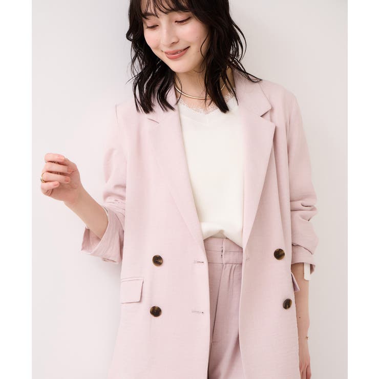 Vネックレースプルオーバー | VIS  | 詳細画像9 