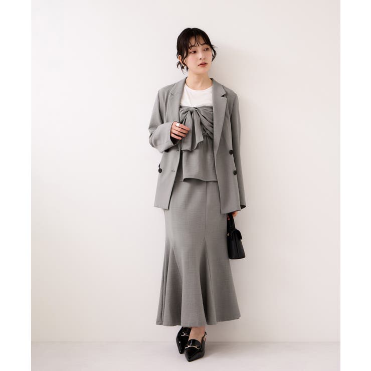 美easyリネンライクリボンビスチェトップス イージーケア 接触冷感 | VIS  | 詳細画像15 