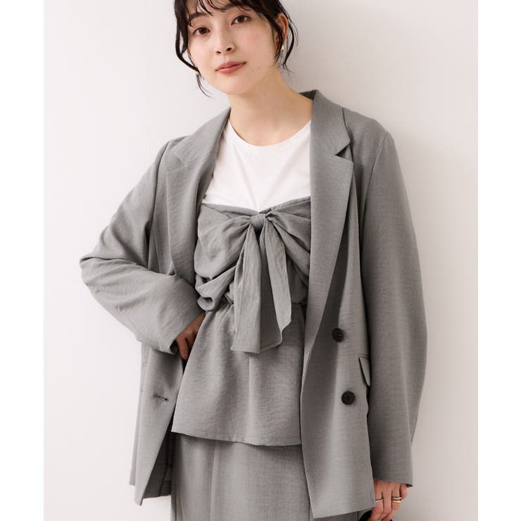 美easyリネンライクリボンビスチェトップス イージーケア 接触冷感 | VIS  | 詳細画像19 