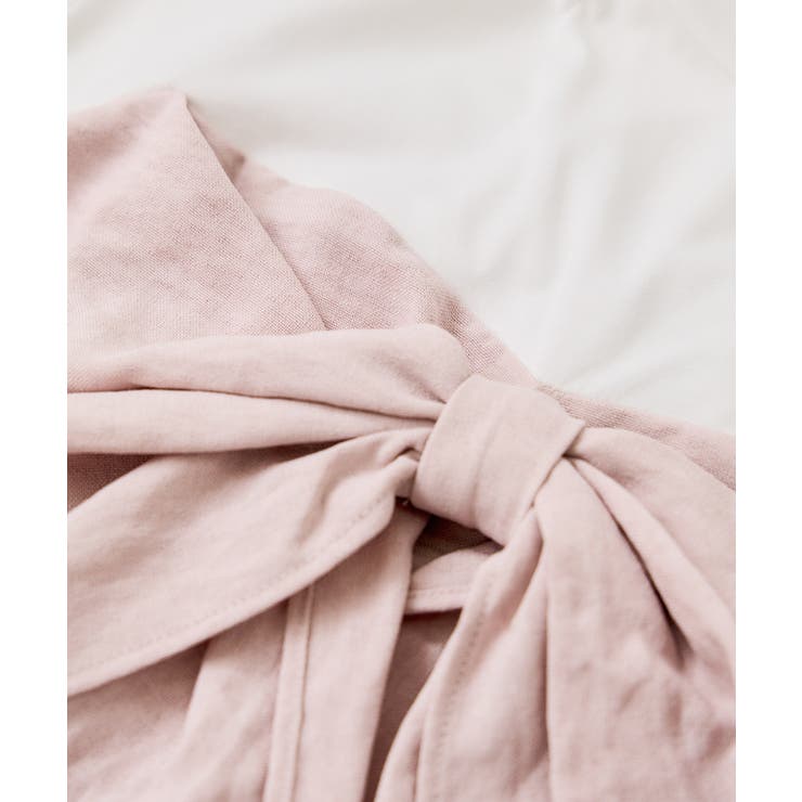 美easyリネンライクリボンビスチェトップス イージーケア 接触冷感 | VIS  | 詳細画像33 