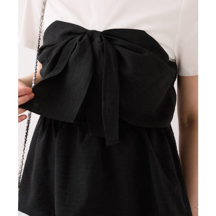 美easyリネンライクリボンビスチェトップス イージーケア 接触冷感 | VIS  | 詳細画像5 