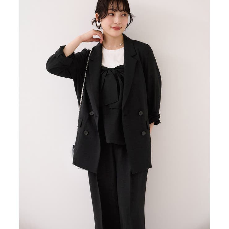 美easyリネンライクリボンビスチェトップス イージーケア 接触冷感 | VIS  | 詳細画像8 