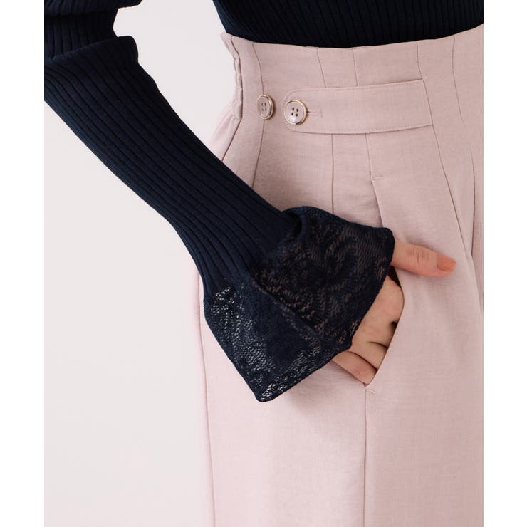 レース編みドッキングニット | VIS  | 詳細画像13 