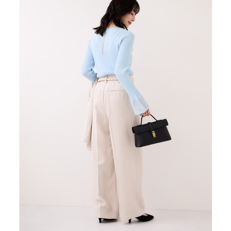 レース編みドッキングニット | VIS  | 詳細画像15 