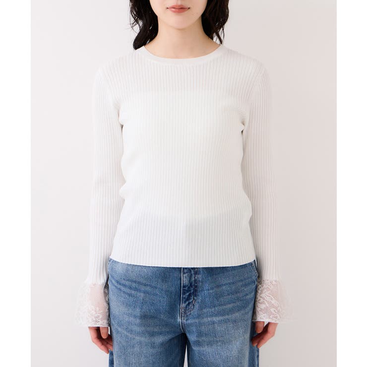 レース編みドッキングニット | VIS  | 詳細画像24 