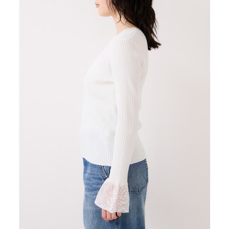 レース編みドッキングニット | VIS  | 詳細画像25 