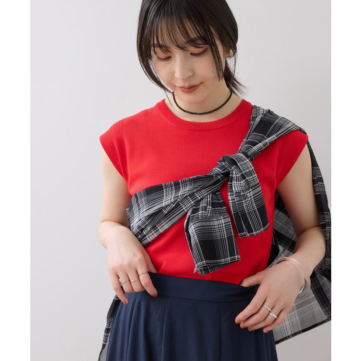 【WEB限定カラー】ICE BEAUTY 美人スリーブニットプルオーバ | VIS  | 詳細画像24 