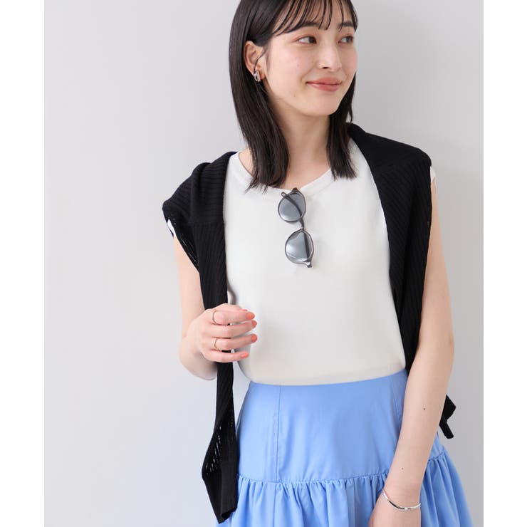 【WEB限定カラー】ICE BEAUTY 美人スリーブニットプルオーバ | VIS  | 詳細画像3 