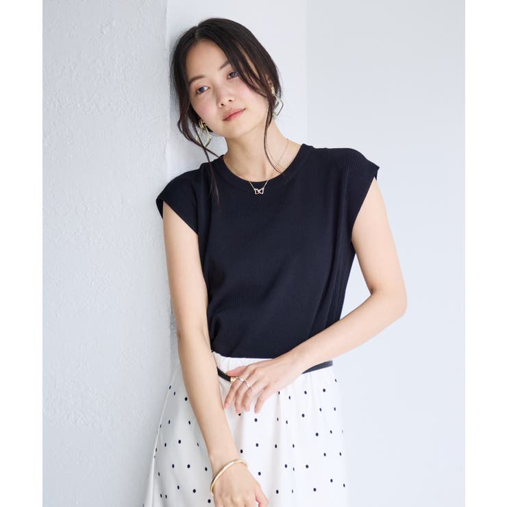 【WEB限定カラー】ICE BEAUTY 美人スリーブニットプルオーバ | VIS  | 詳細画像30 