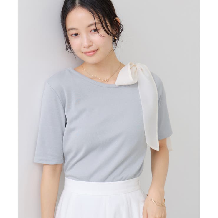 肩リボンTシャツ | VIS  | 詳細画像12 