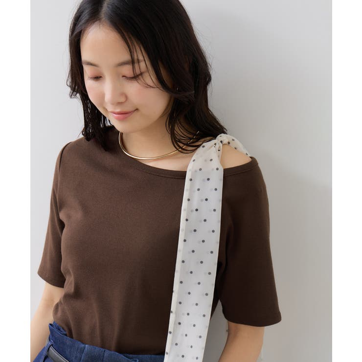 肩リボンTシャツ | VIS  | 詳細画像20 