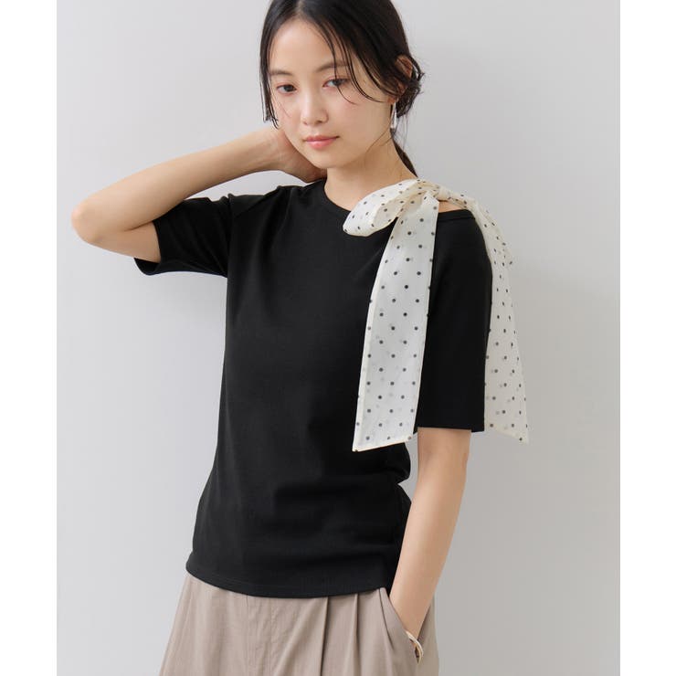 肩リボンTシャツ | VIS  | 詳細画像25 