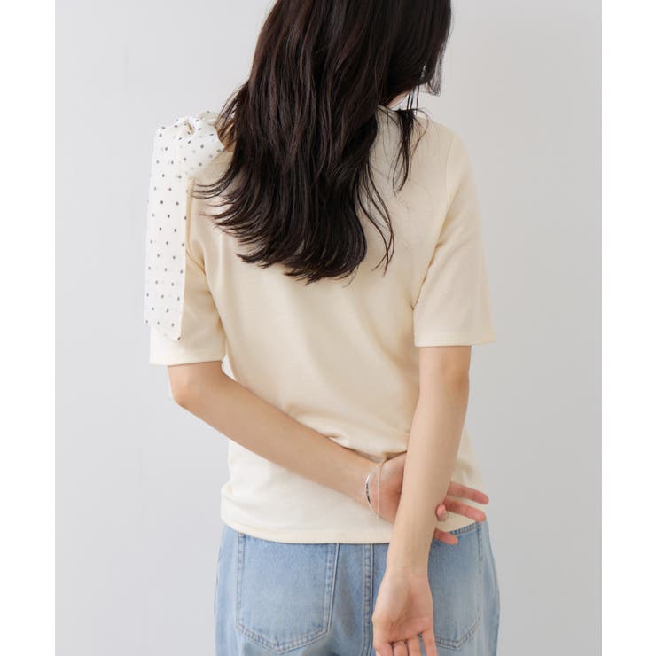 肩リボンTシャツ | VIS  | 詳細画像6 