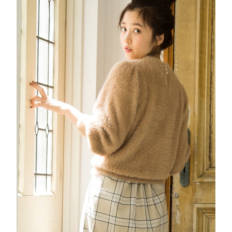 フェザーヤーンボリュームスリーブプルオーバー[品番：VISW0002018