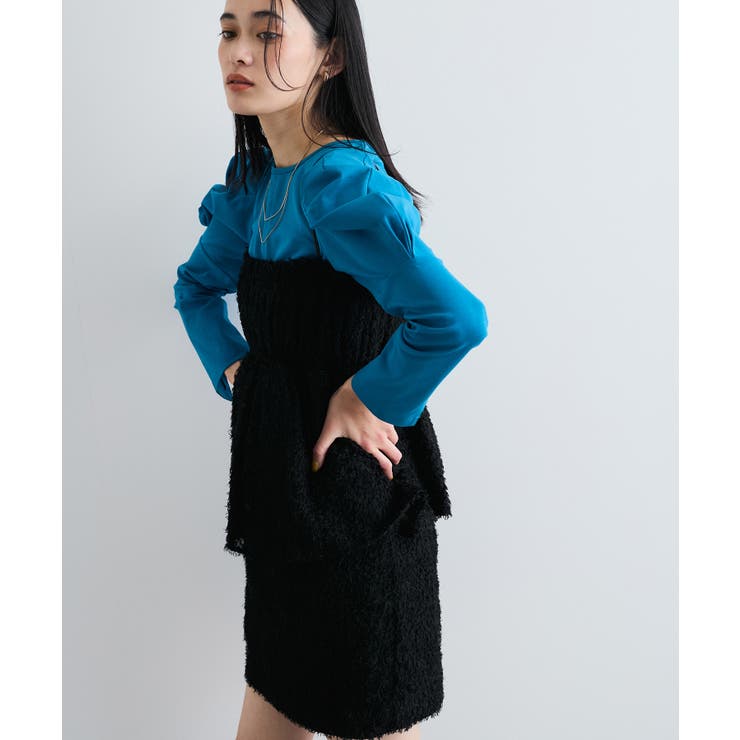 【洗える】タックボリュームスリーブカットソー | VIS  | 詳細画像11 