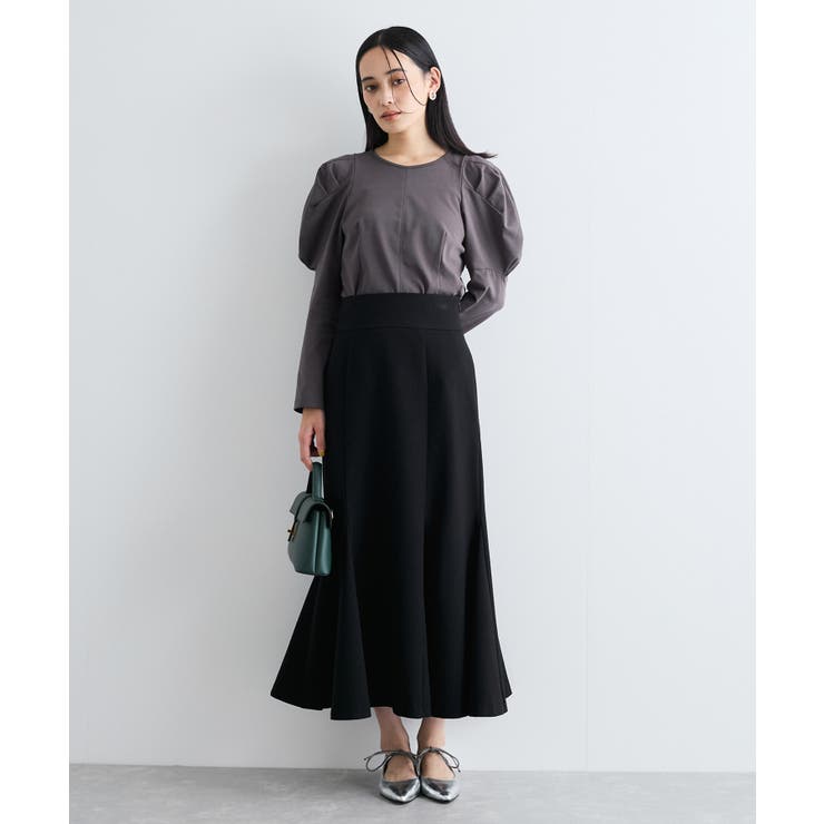 【洗える】タックボリュームスリーブカットソー | VIS  | 詳細画像13 