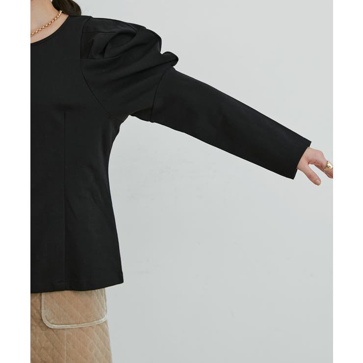 【洗える】タックボリュームスリーブカットソー | VIS  | 詳細画像29 