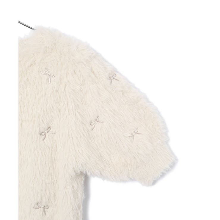 フェザーヤーンリボン刺繍ビーズニット | VIS  | 詳細画像13 