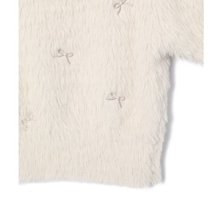 フェザーヤーンリボン刺繍ビーズニット | VIS  | 詳細画像14 