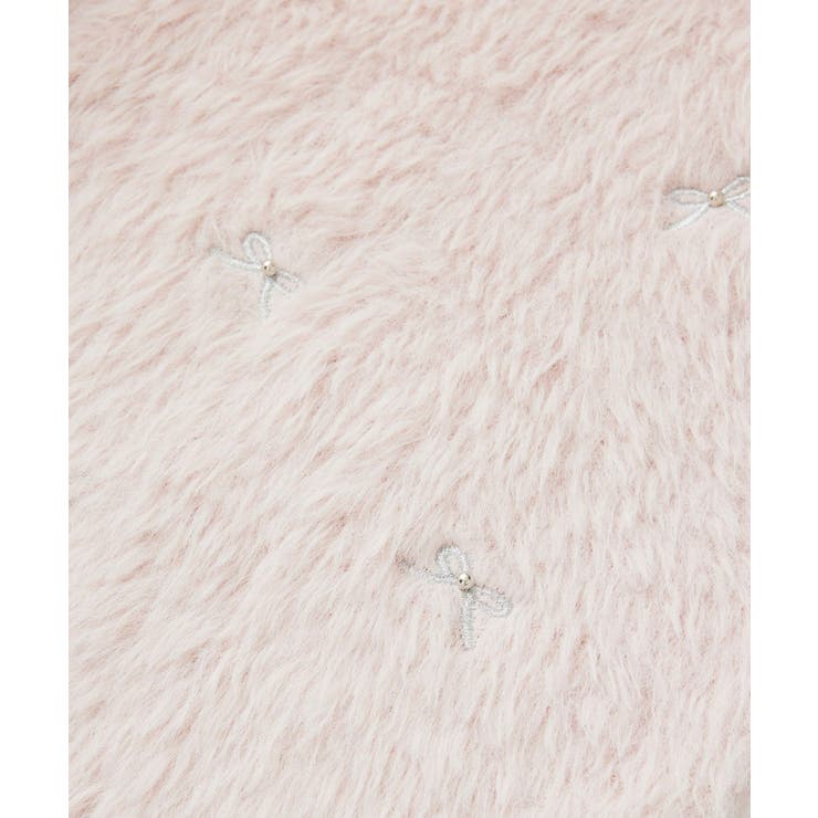 フェザーヤーンリボン刺繍ビーズニット | VIS  | 詳細画像16 