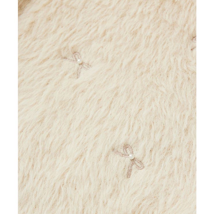 フェザーヤーンリボン刺繍ビーズニット | VIS  | 詳細画像18 