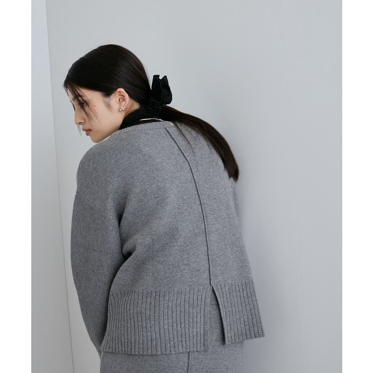 【セットアップ対応】もちっとニットミラノリブプルオーバー | VIS  | 詳細画像10 