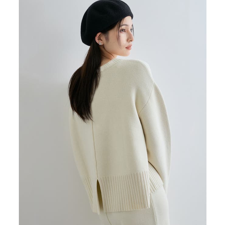 【セットアップ対応】もちっとニットミラノリブプルオーバー | VIS  | 詳細画像12 