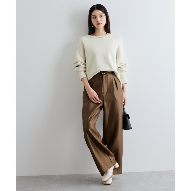 【セットアップ対応】もちっとニットミラノリブプルオーバー | VIS  | 詳細画像13 