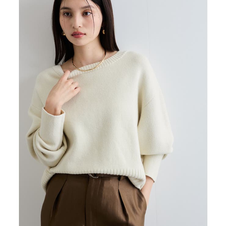 【セットアップ対応】もちっとニットミラノリブプルオーバー | VIS  | 詳細画像14 