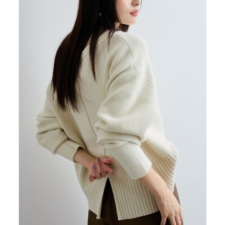【セットアップ対応】もちっとニットミラノリブプルオーバー | VIS  | 詳細画像16 