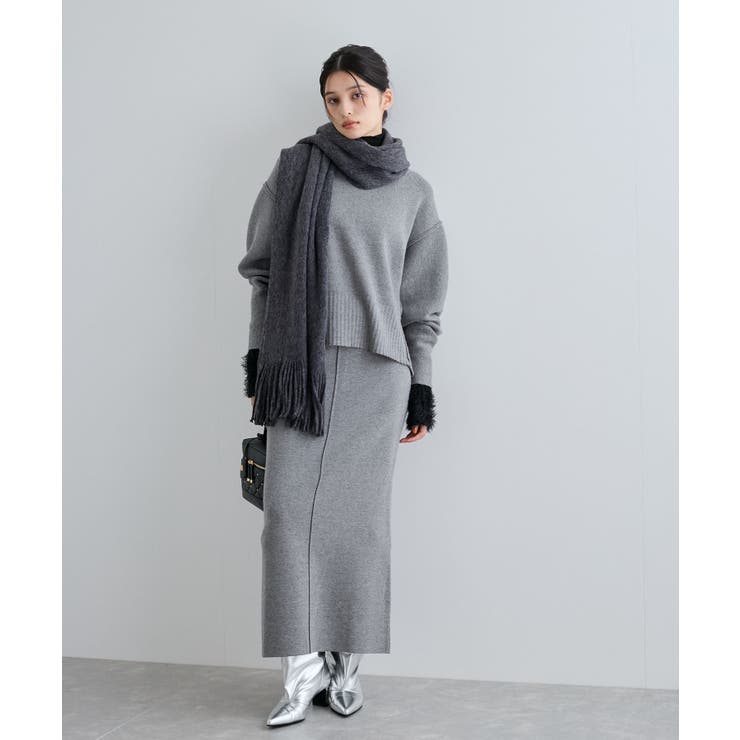 【セットアップ対応】もちっとニットミラノリブプルオーバー | VIS  | 詳細画像3 