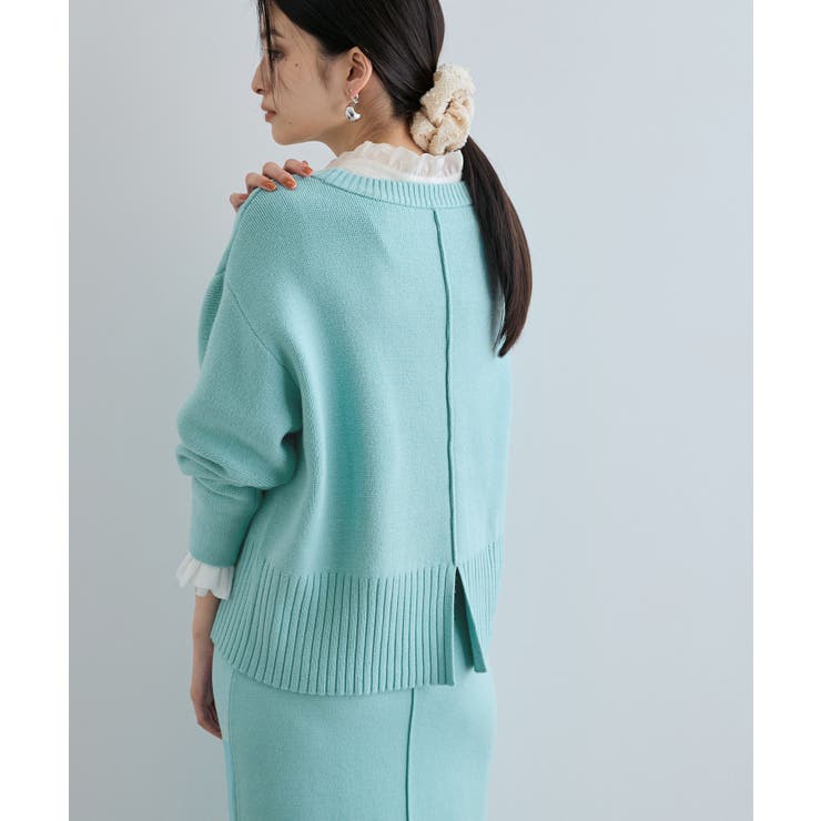 【セットアップ対応】もちっとニットミラノリブプルオーバー | VIS  | 詳細画像8 