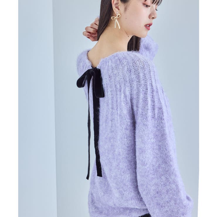 バックリボンHUGニット | VIS  | 詳細画像13 