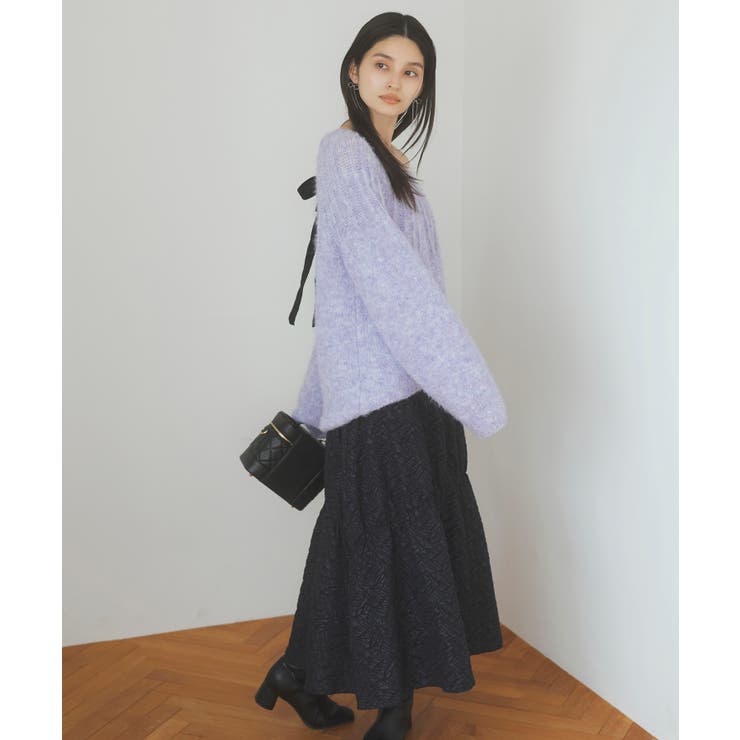 バックリボンHUGニット | VIS  | 詳細画像9 