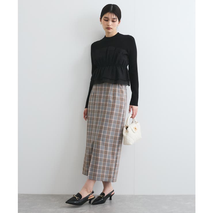 旬なレイヤードスタイルが叶う！ビスチェドッキングニット/洗える | VIS  | 詳細画像10 