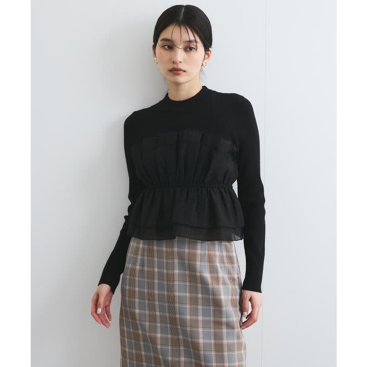 旬なレイヤードスタイルが叶う！ビスチェドッキングニット/洗える | VIS  | 詳細画像11 